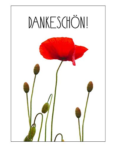 10 Stück Exclusive Premium Dankeskarten (Klappkarten) mit Umschlägen, Danke, Dankeschön, Karten, Dankekarten, Hochzeit, Geburt, Baby, Taufe, Abschied, Geburtstag, Jubiläum von Merz Designkarten