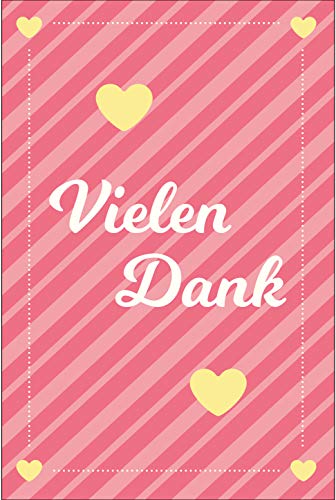 10 Stück Exclusive Premium Dankeskarten (Klappkarten) mit Umschlägen, Dankeschön, Karten, Danke Dankekarten, Hochzeit, Geburt, Baby, Taufe, Abschied, Geburtstag, Jubiläum von Merz Designkarten