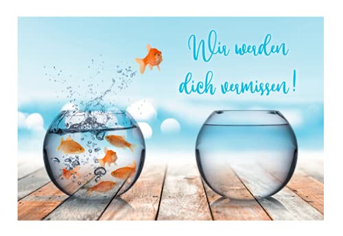 Merz Designkarten Premium Klappkarte Abschied Kollege 18 x 12 cm inkl. 1 weißen Umschlag, Mutterschutz Abschiedskarte Ruhestandsfisch, Rente Ruhestand Grußkarte Abschied Ruhestandskarte Merz Designkarten Premium Klappkarte Abschied Kollege 18 x 12 cm inkl. 1 weißen Umschlag, Mutterschutz Abschiedskarte Ruhestandsfisch, Rente Ruhestand Grußkarte Abschied Ruhestandskarte von Merz Designkarten