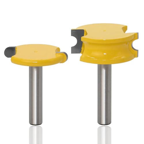 Mesee 2 Stück Flöte und Perlenfräser Bit, Bogen T-förmiger Fräser, 8mm Schaft Kanu Flöte und Perle Fräser Set, Rund Holzbearbeitung Fräser für Holzbearbeitung Shaker Cutter Werkzeuge Mesee 2 Stück Flöte und Perlenfräser Bit, Bogen T-förmiger Fräser, 8mm Schaft Kanu Flöte und Perle Fräser Set, Rund Holzbearbeitung Fräser für Holzbearbeitung Shaker Cutter Werkzeuge von Mesee