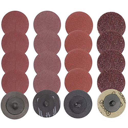Mesee 40 Stück Teiliges Schleifscheiben-Set, 50mm 2 Zoll Schleifscheiben Pad Kit, Schleifblätter Schleifscheiben für Bohrschleifer Rotationswerkzeuge 24/60/120/240 Körnung Mesee 40 Stück Teiliges Schleifscheiben-Set, 50mm 2 Zoll Schleifscheiben Pad Kit, Schleifblätter Schleifscheiben für Bohrschleifer Rotationswerkzeuge 24/60/120/240 Körnung von Mesee