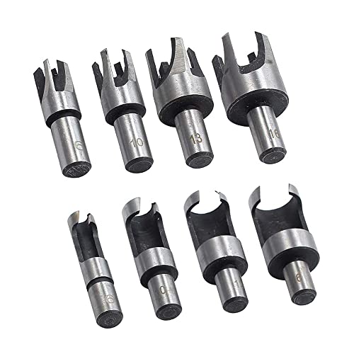 Mesee 8 Stück Holz Plug Cutter Bohrer, Zapfenbohrer Set, Klaue Konische Bohrer Set, Plug Loch Cutter, Holzstopfen Set Holzbearbeitungswerkzeug für Bohrmaschinen, 6mm 10mm 13mm 16mm Mesee 8 Stück Holz Plug Cutter Bohrer, Zapfenbohrer Set, Klaue Konische Bohrer Set, Plug Loch Cutter, Holzstopfen Set Holzbearbeitungswerkzeug für Bohrmaschinen, 6mm 10mm 13mm 16mm von Mesee