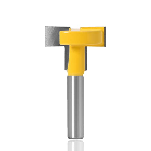 Mesee 8mm Schaft T-Nut Nutfräser, T Frässchneider, Oberfläche Fräser Bit, T Slot Stahlgriff Fräser, T-Schienen-Schlitzfräser Professionelle Holzbearbeitung Schneidewerkzeuge, Zubehör für Oberfräsen Mesee 8mm Schaft T-Nut Nutfräser, T Frässchneider, Oberfläche Fräser Bit, T Slot Stahlgriff Fräser, T-Schienen-Schlitzfräser Professionelle Holzbearbeitung Schneidewerkzeuge, Zubehör für Oberfräsen von Mesee
