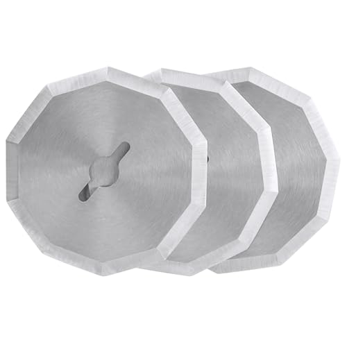 Mesee Ersatzklingen für Rollschneider, schnurlose elektrische Schere, Schneidklingen aus Karton, Rollschneider, Ersatzklingen für Leder, Stoff, Paket, Teppich, Kunststoff, Boxen, 3 Stück Mesee Ersatzklingen für Rollschneider, schnurlose elektrische Schere, Schneidklingen aus Karton, Rollschneider, Ersatzklingen für Leder, Stoff, Paket, Teppich, Kunststoff, Boxen, 3 Stück von Mesee