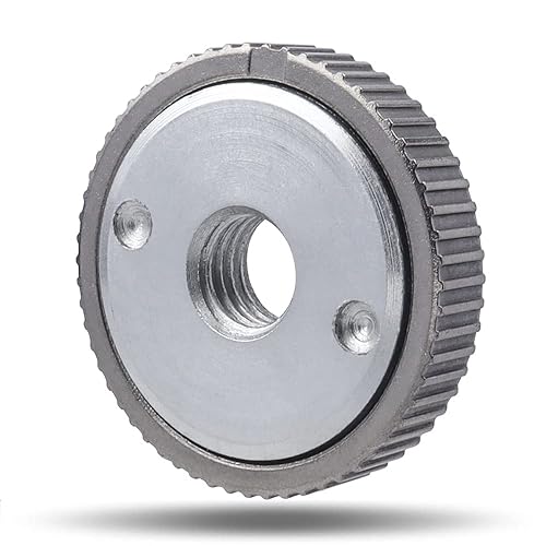 Mesee M14 Spannmutter, Angle Grinder Flange Nut, Winkelschleifer Sicherungsmutter, Schnellspannmutter Winkelschleifer, für alle Winkelschleifer von AEG, Black & Decker, Dewalt, Hitachi, Metabo, Makita von Mesee