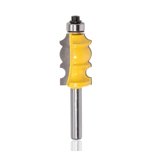 Mesee Rahmenform Fräser, 8mm Schaft Formfräser, Holzbearbeitung Dualblatt Handlauf Fräser, Architectural Moulding Fräser Set, Gehrungsfräser für Türrahmen für die Holzbearbeitung Mesee Rahmenform Fräser, 8mm Schaft Formfräser, Holzbearbeitung Dualblatt Handlauf Fräser, Architectural Moulding Fräser Set, Gehrungsfräser für Türrahmen für die Holzbearbeitung von Mesee