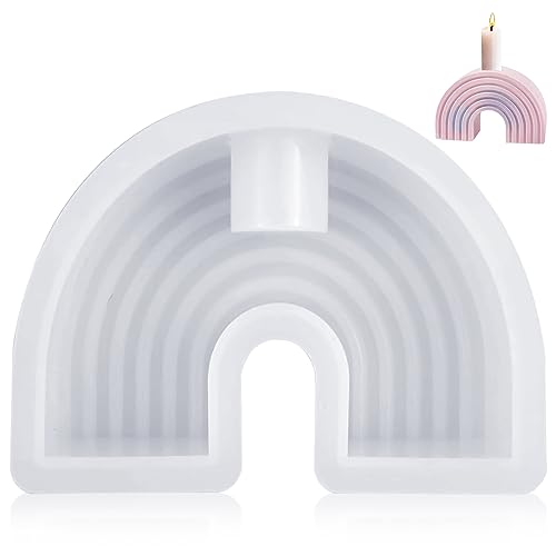 Mesen silikonform kerzenhalter,3D silikon gießform kerzenhalter DIY Kerzenformen Zum Gießen kerzen formen silikon kerzenform selber machen set kerzengießformen beton für Kerzenständer Tablett von Mesen