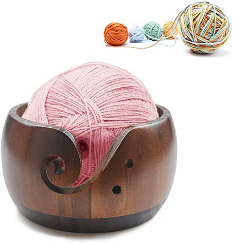 Meshen Holz Garnschale, Garn Schüssel Hölzern, Handgemacht Garn Schüssel- Halten Sie das Garn verwirrungsfrei, zum Stricken Häkeln, Frauen und Festival#10 Meshen Holz Garnschale, Garn Schüssel Hölzern, Handgemacht Garn Schüssel- Halten Sie das Garn verwirrungsfrei, zum Stricken Häkeln, Frauen und Festival#10 von Meshen