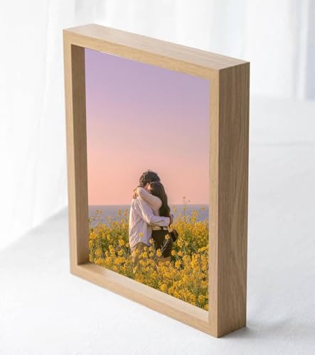 Mesnt 21x30cm Bilderrahmen, Holz Rechteck Fotorahmen/Bilder Rahmen, zum Aufstellen, MDF & Glas Mesnt 21x30cm Bilderrahmen, Holz Rechteck Fotorahmen/Bilder Rahmen, zum Aufstellen, MDF & Glas von Mesnt