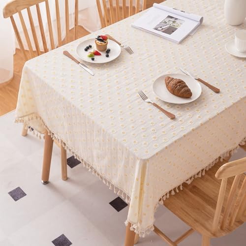 Tischdecke Küchentisch, Baumwolle Blumenpflanzen Tischtuch für Küche, Picknick, Tischdekoration, Stil 3, 120 x 180 cm Tischdecke Küchentisch, Baumwolle Blumenpflanzen Tischtuch für Küche, Picknick, Tischdekoration, Stil 3, 120 x 180 cm von Mesnt