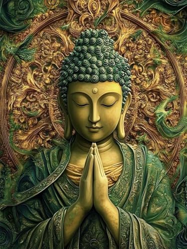 Mesribandy Kreuzstich Stickpackung 11CT Vorgedruckt Kreuzstich Set Buddha-Statue DIY Starter Stickbild Handwer Geschenk Heimdekoration 50x70 cm Mesribandy Kreuzstich Stickpackung 11CT Vorgedruckt Kreuzstich Set Buddha-Statue DIY Starter Stickbild Handwer Geschenk Heimdekoration 50x70 cm von Mesribandy