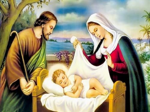Mesribandy Kreuzstich Stickpackung 11CT Vorgedruckt Kreuzstich Set Religiöse Figur DIY Starter Stickbild Handwer Geschenk Heimdekoration 50x70 cm Mesribandy Kreuzstich Stickpackung 11CT Vorgedruckt Kreuzstich Set Religiöse Figur DIY Starter Stickbild Handwer Geschenk Heimdekoration 50x70 cm von Mesribandy