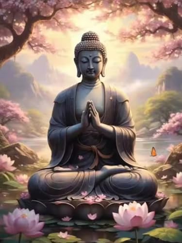 Mesribandy Vorgedruckt Kreuzstich Stickpackungen Buddha-Statuen 11CT Sticken Set Erwachsene Kreuzstich, Stickbilder für Anfänger Home Decor 40x50 cm Mesribandy Vorgedruckt Kreuzstich Stickpackungen Buddha-Statuen 11CT Sticken Set Erwachsene Kreuzstich, Stickbilder für Anfänger Home Decor 40x50 cm von Mesribandy