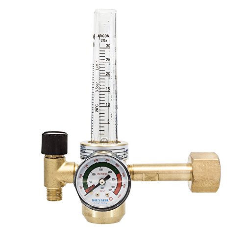 MESSER Druckminderer kompatibel mit Argon/Co2/Schutzgas 200 bar mit Flowmeter 0-30 l/min MESSER Druckminderer kompatibel mit Argon/Co2/Schutzgas 200 bar mit Flowmeter 0-30 l/min von Messer