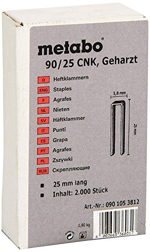 Elektra Beckum Heftklammern 25 2000St Elektra Beckum Heftklammern 25 2000St von metabo