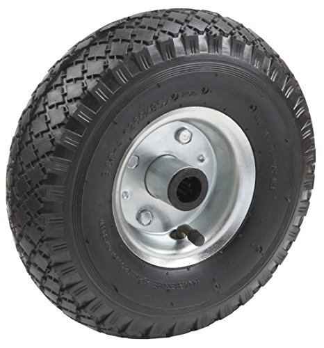 Metafranc Luftrad Ø 260 mm - Stahl-Felge - Typ 3.00 - 4 - 200 kg Tragkraft - Rollenlager / Komplettrad mit Felge / Sackkarrenrad / Sackkarrenreifen / Ersatzrad / 810130 von Metafranc