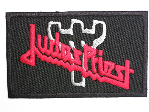 JUDAS PRIEST Logo Iron On Sew On Embroidered Aufnäher Bügelbild Patch 3.4"/8.6cm JUDAS PRIEST Logo Iron On Sew On Embroidered Aufnäher Bügelbild Patch 3.4"/8.6cm von MetalPatch
