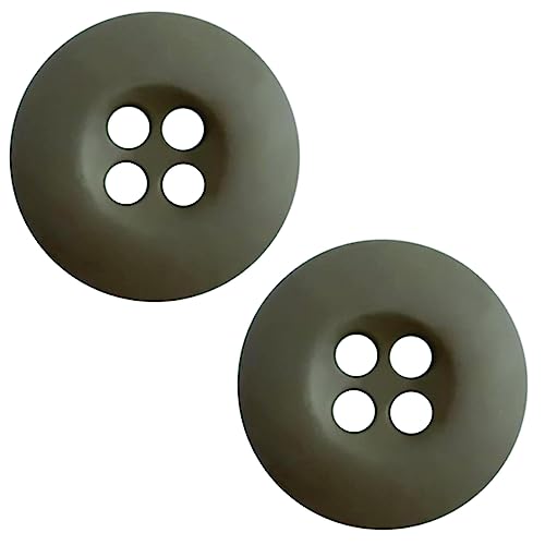 Olive Drab Knöpfe zum Nähen, 4 Löcher, 1,9 cm, Militärknöpfe, 30 l, Kunststoff, grün, poliert, mattes Finish, 19 mm, ideal für Jacken, Uniformen, Arbeitskleidung, Schuloutfits, Schürzen, Hosen Olive Drab Knöpfe zum Nähen, 4 Löcher, 1,9 cm, Militärknöpfe, 30 l, Kunststoff, grün, poliert, mattes Finish, 19 mm, ideal für Jacken, Uniformen, Arbeitskleidung, Schuloutfits, Schürzen, Hosen von Metalandbrassco