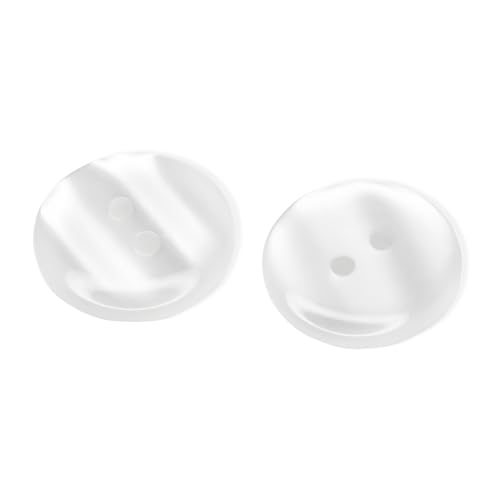 Perlenknöpfe zum Nähen, 1,9 cm, 2 Löcher, transparent, glänzend, 30 l, runde Kunststoffknöpfe für Arbeitskleidung, Schuloutfits, Schürzen, Hosen, Uniformen, Jacken, Taschen, Bastelarbeiten, 100 Stück Perlenknöpfe zum Nähen, 1,9 cm, 2 Löcher, transparent, glänzend, 30 l, runde Kunststoffknöpfe für Arbeitskleidung, Schuloutfits, Schürzen, Hosen, Uniformen, Jacken, Taschen, Bastelarbeiten, 100 Stück von Metalandbrassco
