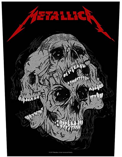 Metallica Rückenaufnäher Skulls Band Logo Nue offiziell sew on 36cm x 29cm One Size Metallica Rückenaufnäher Skulls Band Logo Nue offiziell sew on 36cm x 29cm One Size von Metallica