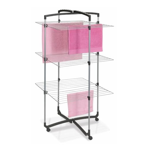 Metaltex 405773039 Faro plus Turmwäschetrockner 3-Etagen, silber / schwarz Metaltex 405773039 Faro plus Turmwäschetrockner 3-Etagen, silber / schwarz von Metaltex