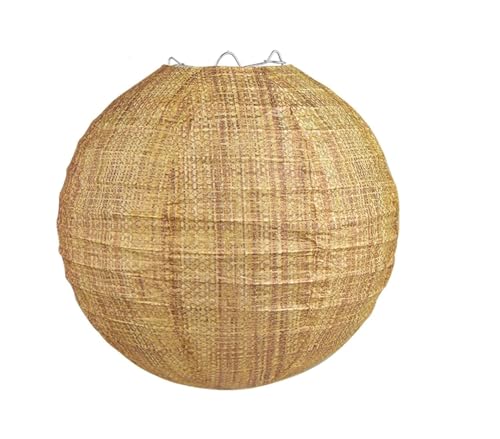 Papierlaternen aus Jute, 20,3 cm, dekorativ, japanische hängende runde Papierlaternen für Geburtstag, Hochzeit, Weihnachten, Braut, Heimdekoration, Party-Dekoration, 6 Stück von Metany