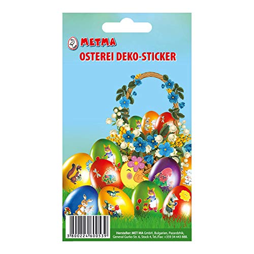 Metma 115 - Ostereier Sticker, Druck-Aufkleber, Ostermotive, Ostern von Metma