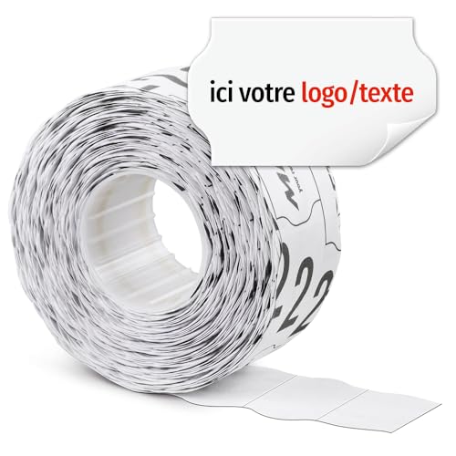 Orignal Etiquettes METO pour étiqueteuses de prix - personnalisables - 32 x 19 mm - adhésives - à partir de 5.000 pièces Étiquettes de prix avec texte/logo souhaité Orignal Etiquettes METO pour étiqueteuses de prix - personnalisables - 32 x 19 mm - adhésives - à partir de 5.000 pièces Étiquettes de prix avec texte/logo souhaité von Meto