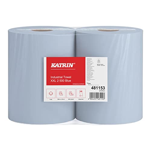 Katrin Classic XXL 2 Blue laminated, Putzrolle, 500 Abrisse, 2 Rollen Katrin Classic XXL 2 Blue laminated, Putzrolle, 500 Abrisse, 2 Rollen von Metsä Tissue GmbH