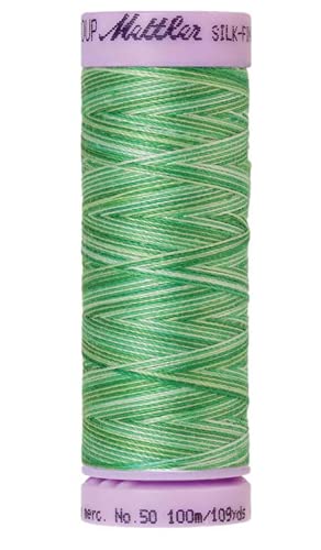Amann A9075-9821 Stickgarn, Cotton, 9821 Grün, 100 m, meter von Mettler