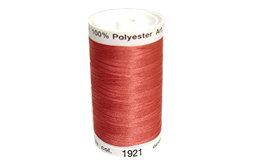 Mettler A2596-1921 Nähen und Stickerei Gewind, Polyester, #1921 Rot, 800 m von Metrosene