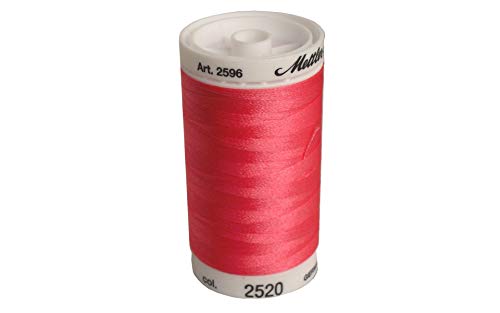 Mettler A2596-2520 Nähen und Stickerei Gewind, Polyester, #2520 Rosa, 800 m von Metrosene