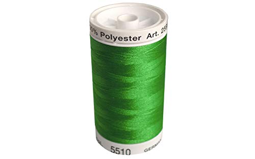 Mettler A2596-5510 Nähen und Stickerei Gewind, Polyester, #5510 Grün, 800 m von Metrosene
