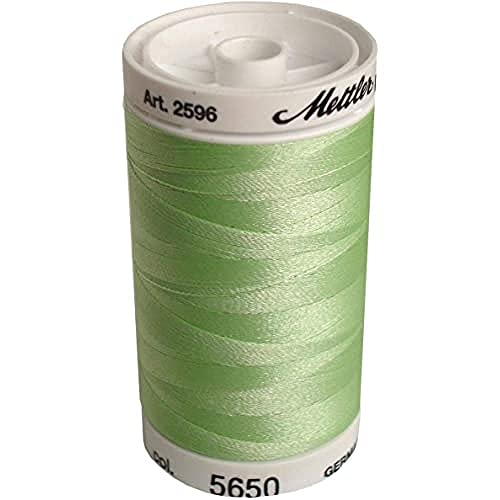 Mettler A2596-5650 Nähen und Stickerei Gewind, Polyester, #5650 Grün, 800 m von Metrosene