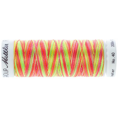 Mettler Poly Sheen Multi, Stärke: 40, 200m-Spule, neon color von Mettler