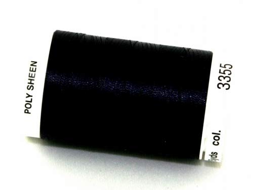 Mettler-Polysheen Polyester Maschine Stickgarn 800 m 800 m 3355 Dark Indigo – Pro Spule Mettler-Polysheen Polyester Maschine Stickgarn 800 m 800 m 3355 Dark Indigo – Pro Spule von Mettler