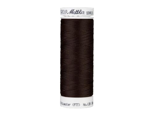 Mettler SERAFLEX elastischer Nähfaden 130 m Polyester dunkelbraun Fb. 0428 Mettler SERAFLEX elastischer Nähfaden 130 m Polyester dunkelbraun Fb. 0428 von Mettler