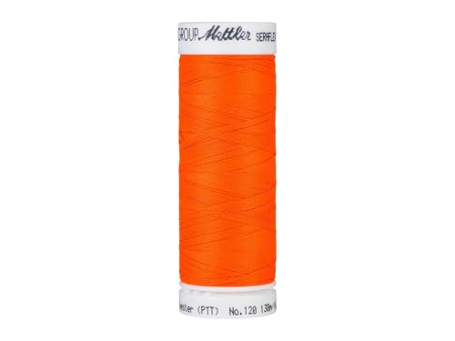 Mettler SERAFLEX elastischer Nähfaden 130 m neonorange Fb. 1428 von Mettler