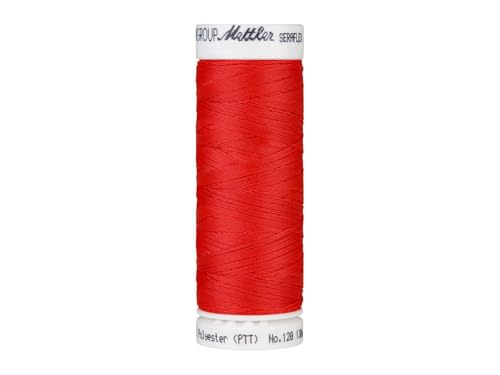 Mettler SERAFLEX elastischer Nähfaden 130 m ziegel Fb. 0104 von Mettler