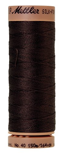 Mettler Seidenfinish-Baumwollgarn, 40 Gewicht, 150 m, sehr dunkelbraun Mettler Seidenfinish-Baumwollgarn, 40 Gewicht, 150 m, sehr dunkelbraun von Mettler