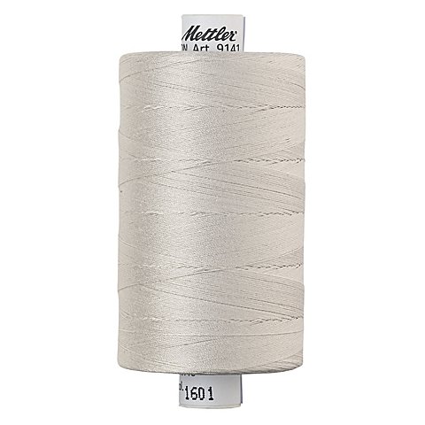 Mettler Silk Finish Cotton Maschinen- & Handquiltgarn, Stärke: 40, 1000m-Spule, perle von Mettler
