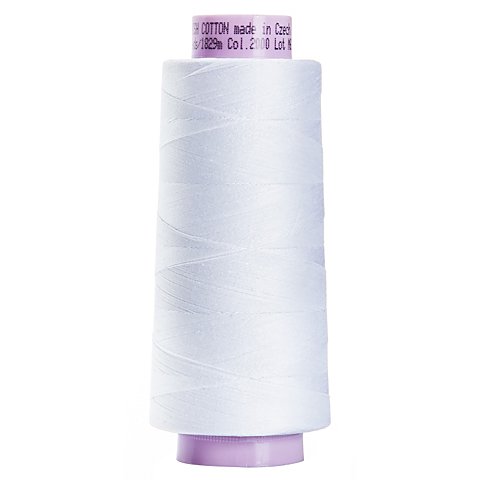 Mettler Silk Finish Cotton Maschinen- & Handquiltgarn, Stärke: 50, 1829m-Spule, weiß von Mettler