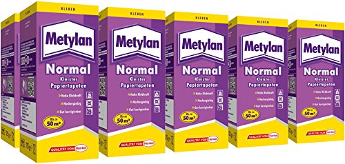 Metylan Normal Tapetenkleister, 1 Päckchen mit 125 g Stück, MK40 (Normal Kleister 125 g | 10er Pack) von Metylan