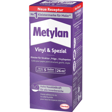 Metylan Tapetenklebstoff Metylan Vinyl & Spez. 180g Metylan Tapetenklebstoff Metylan Vinyl & Spez. 180g von Metylan
