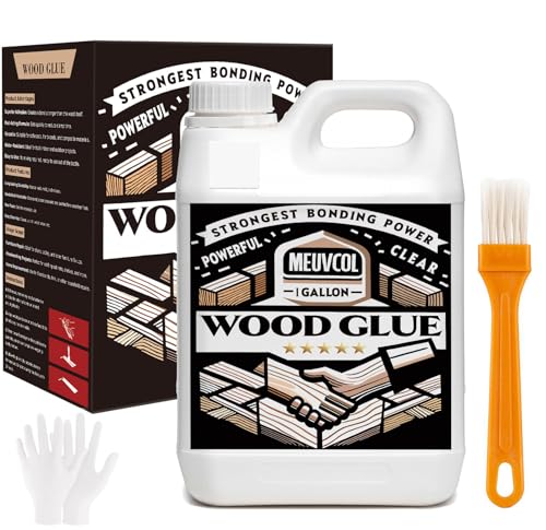 Meuvcol 3.78 KG Holzleim, Extra Stark für Holzarbeiten, Wasserfester Transparent Holzkleber für Möbel, wood glue für Innen & Außenbereiche, Basteln, Sockelleisten, Schränke, Türen Meuvcol 3.78 KG Holzleim, Extra Stark für Holzarbeiten, Wasserfester Transparent Holzkleber für Möbel, wood glue für Innen & Außenbereiche, Basteln, Sockelleisten, Schränke, Türen von Meuvcol