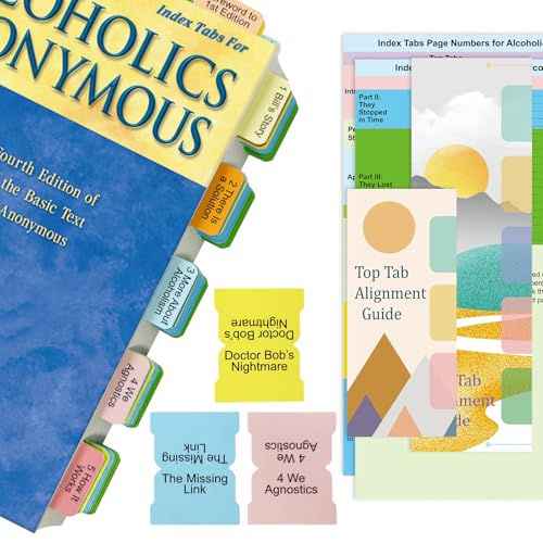 Index Tabs for Alcoholics Anonymous Fourth Edition Index Tabs for Alcoholics Anonymous Fourth Edition von Mevisky