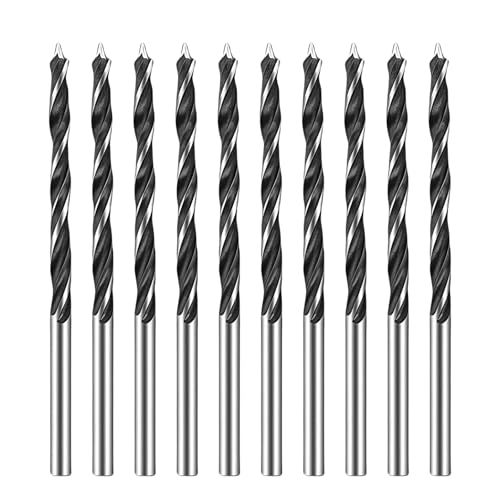 10 PCS Holzbohrer 3mm, Holzspiralbohrer für präzise Holzbearbeitung, Betonbohrer, Steinbohrer Lang, Granitbohrer, Ideal für Holz, Kunststoff, Gummi und Mehr 10 PCS Holzbohrer 3mm, Holzspiralbohrer für präzise Holzbearbeitung, Betonbohrer, Steinbohrer Lang, Granitbohrer, Ideal für Holz, Kunststoff, Gummi und Mehr von Mewtush