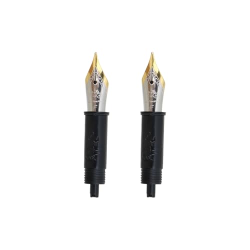 Mewutal Kalligraphie-Stift-Set Nr. 26, F-Spitze, 0,5 mm, gerade Spitze, Comic-Stiftspitzen, Ersatz für Zeichnen, Kalligraphie, Schreiben, Malen, Unterzeichnen, 2 Stück von Mewutal