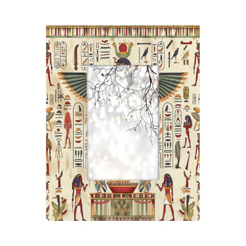 Altes Ägypten Ägypten Bilderrahmen Ethnisches Muster Holz Fotorahmen Display Bilder 7,6 x 12,7 cm mit Passepartout oder 10,2 x 15,2 cm ohne Passepartout für Wandmontage, Tischplatte oder Wandbehang Altes Ägypten Ägypten Bilderrahmen Ethnisches Muster Holz Fotorahmen Display Bilder 7,6 x 12,7 cm mit Passepartout oder 10,2 x 15,2 cm ohne Passepartout für Wandmontage, Tischplatte oder Wandbehang von Mexpekil