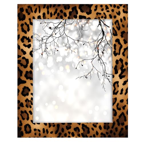 Mexpekil Bilderrahmen aus Holz, 28,9 x 35,6 cm, Leopardenmuster, 35,6 x 28,9 cm Mexpekil Bilderrahmen aus Holz, 28,9 x 35,6 cm, Leopardenmuster, 35,6 x 28,9 cm von Mexpekil